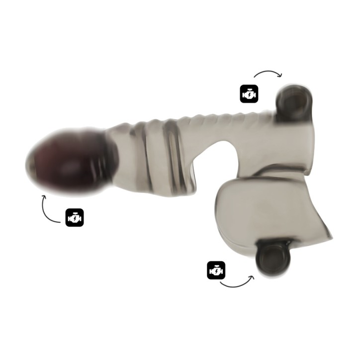 OHMAMA Pénisz és tejtest vibrátor, 3 motorral D-229814