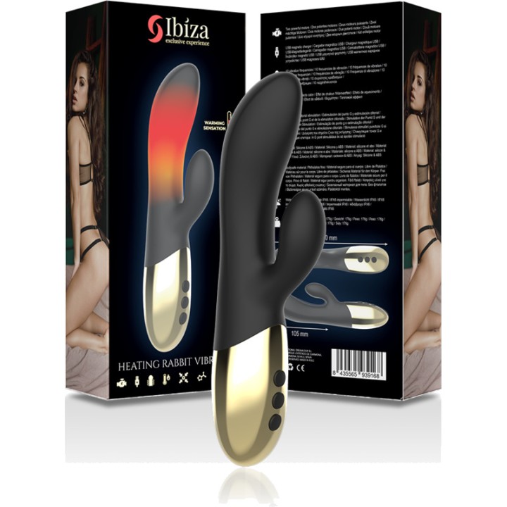 IBIZA TECHNOLOGY Rabbit vibrator with heat effect 42327