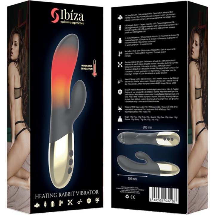 IBIZA TECHNOLOGY Vibrador rabbit con efecto calor 42327