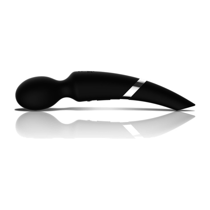 BLACKSILVER Masirnik wand in clitorisač 2-v-1 iz silikonca