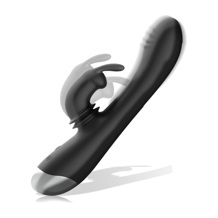 BLACKSILVER Rechargeerbare rillexeertuig van silicone DJ