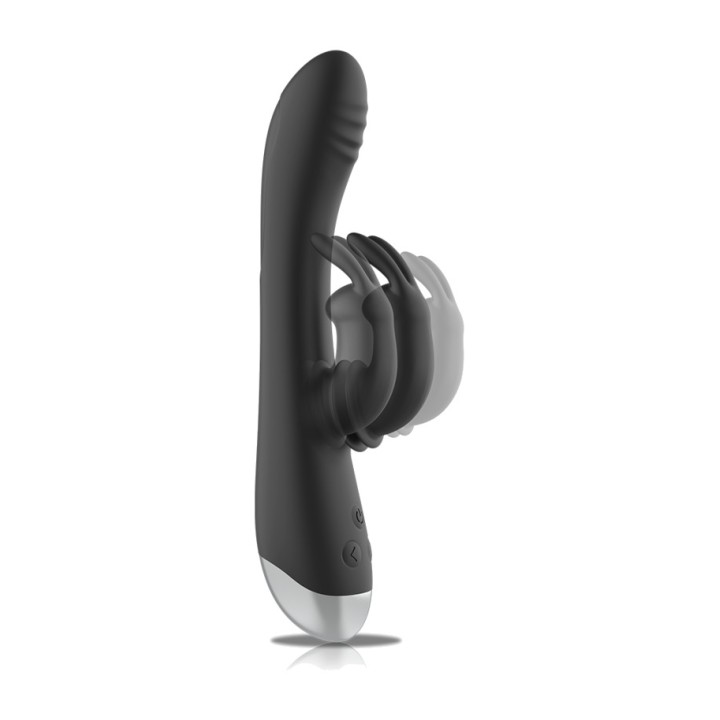 BLACKSILVER Vibratør med klubberarm af silicon, opladerbar