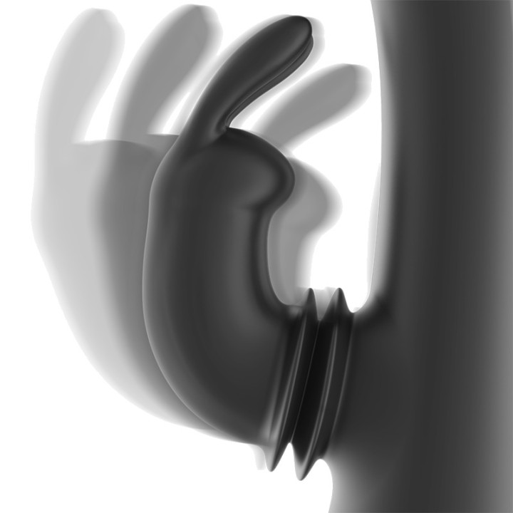 BLACKSILVER Vibrador rabbit de silicone recargable DJ ADAM