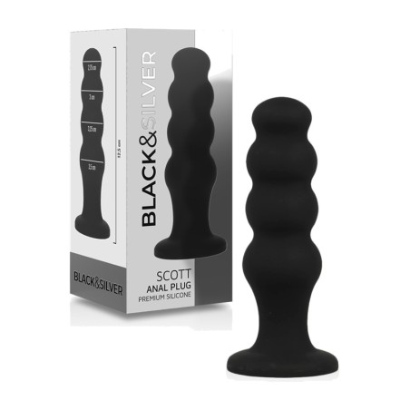 plug anal de silicone premium scott