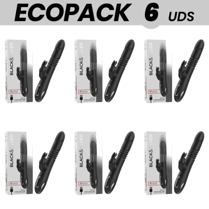 BLACKSILVER Pack de 6 stimulateurs à lapin compatibles avec