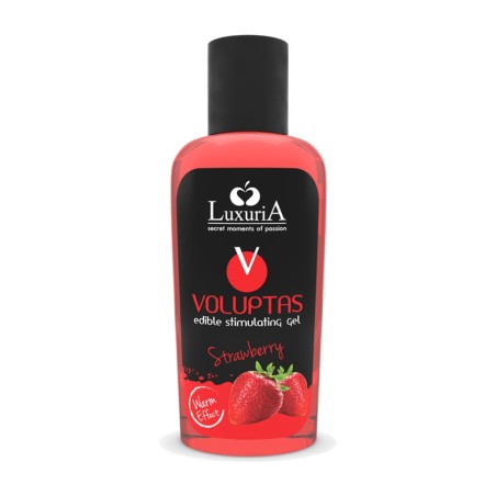 gel da massaggio edibile con effetto calore luxuria-voluptas-100ml