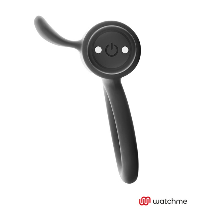 BLACKSILVER Vibrating ring for the penis with remote control