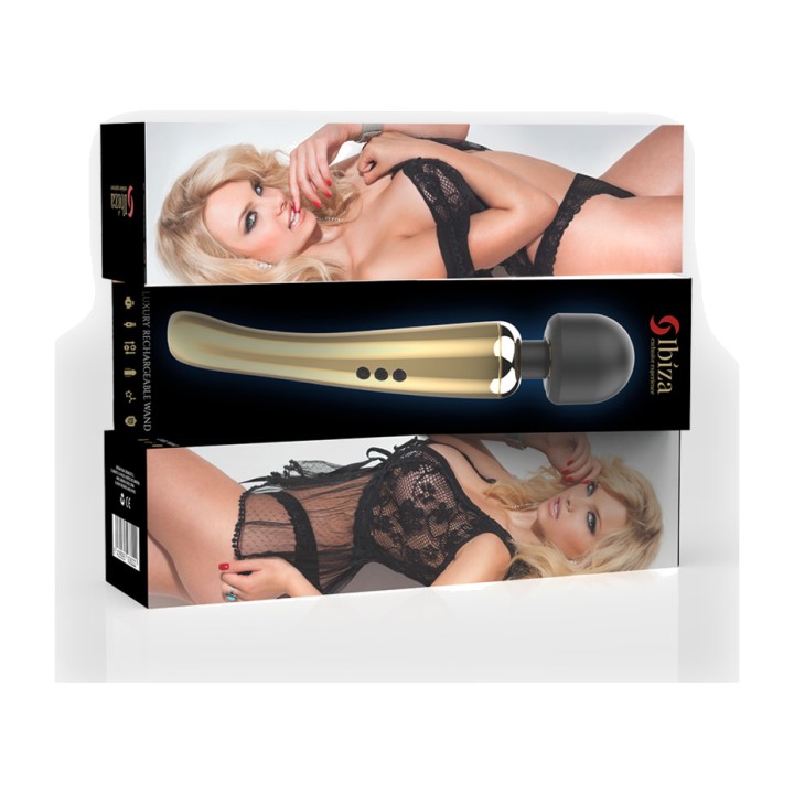 IBIZA TECHNOLOGY Super kraftig massör wand LUXURY D-232427