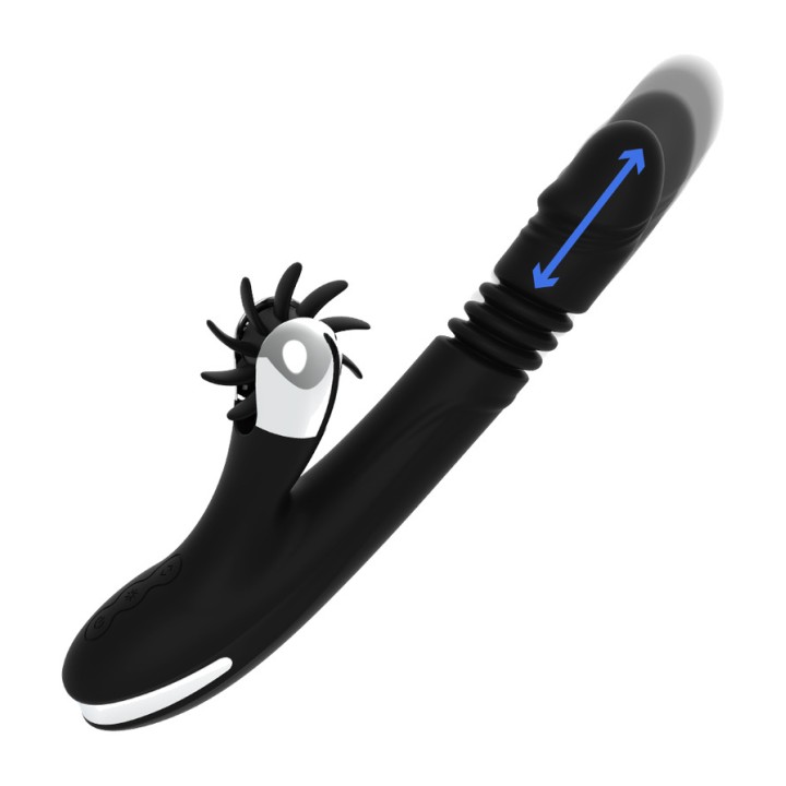 BLACKSILVER Vibratore con coniglio movimento su e giù BUNNY