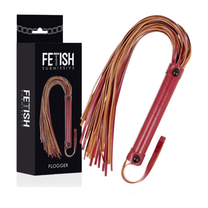 FETISH SUBMISSIVE Vegan leather strap lash DARK ROOM