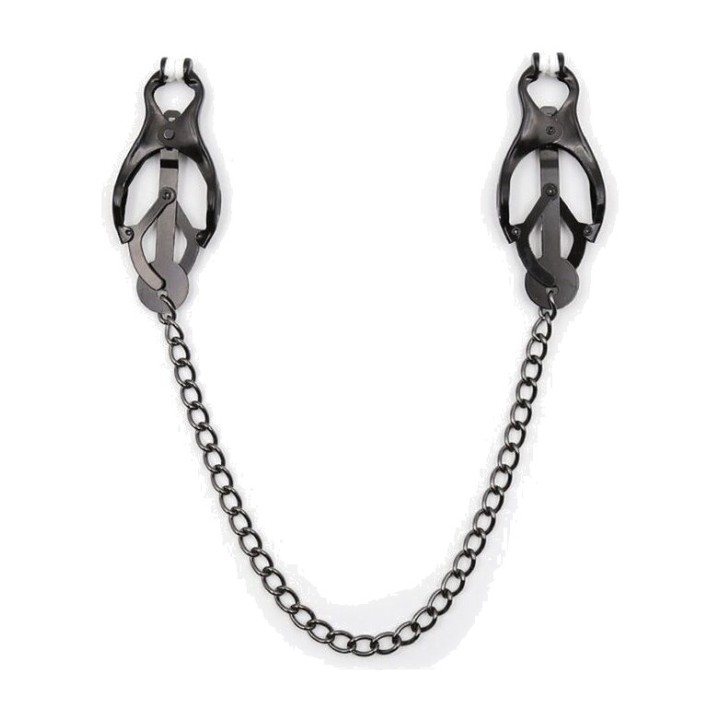 OHMAMA Pinzas japonesas para pezones con cadena FETISH
