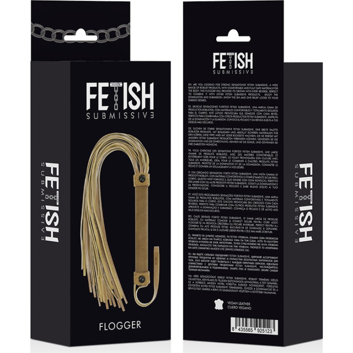 FETISH SUBMISSIVE Vegan leather whip ORIGEN-32939 D-227232