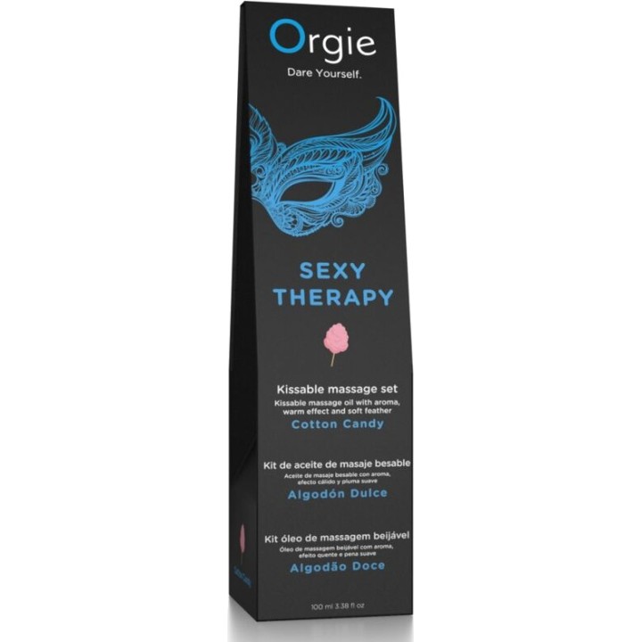 ORGIE Massageset mit essbarem Öl LIPS 100 ML D-246785VAR