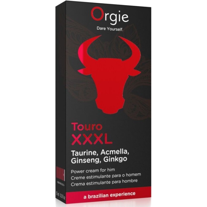 ORGIE Creme potencializadora de ereção e tamanho para homem