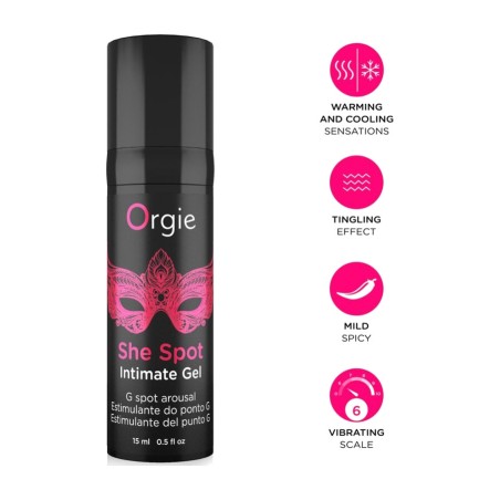 stimulerende g-punkt gel she spot 15 ml