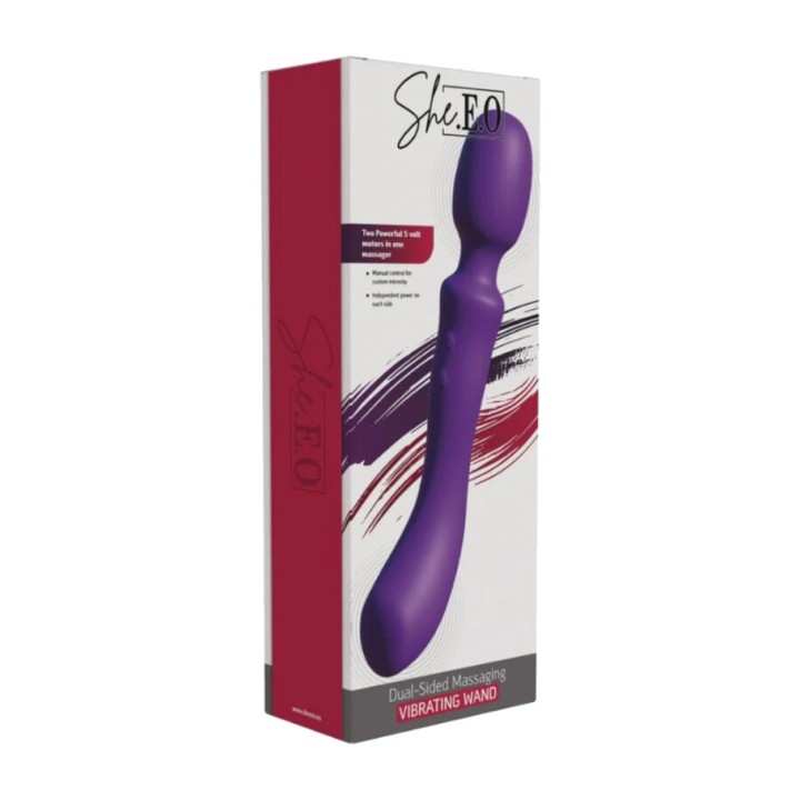 SHE.E.O Vibratorska maserjevalna plošča s dvema končnica