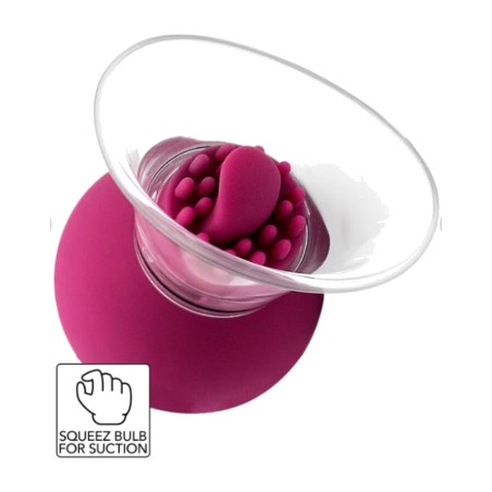 bombeur vibrant et rotatif pour mamelons et clitoris