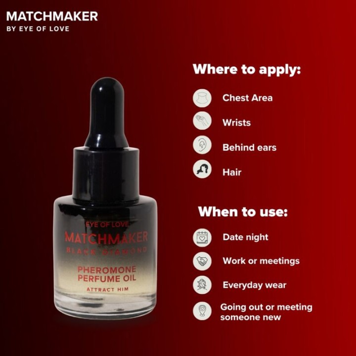 EYE OF LOVE Duftöl mit Pheromonen MATCHMAKER-BLACK-DIAMOND