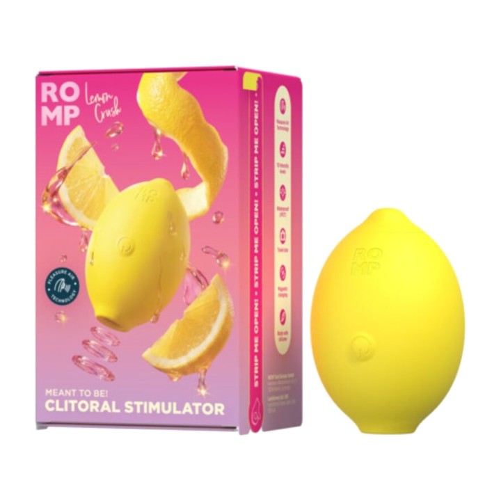 ROMP Umetnik za klitor s tlakovimi valovimi LEMON CRUSH