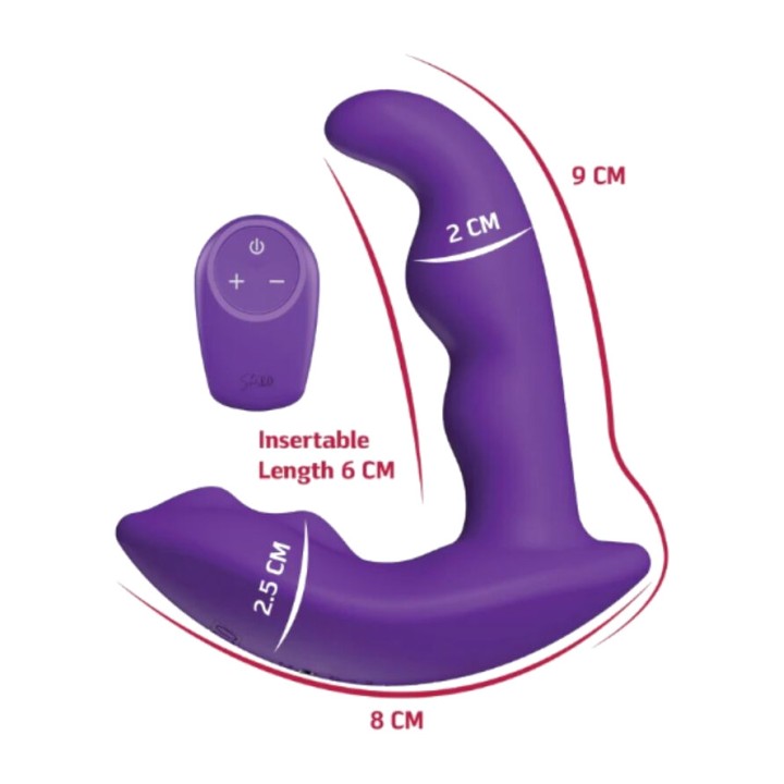 SHE.E.O Rotating anal vibrator with remote control D-246241