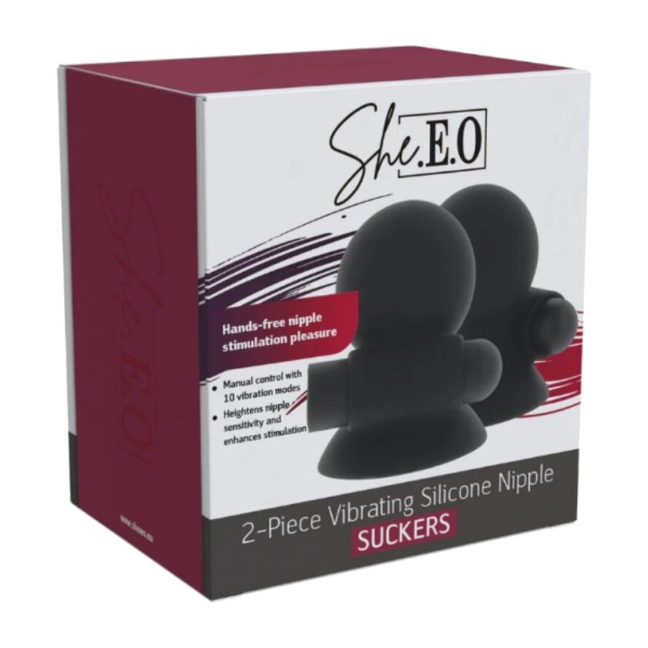 SHE.E.O Vibrerende sugerkugler, der kan oplades D-246249
