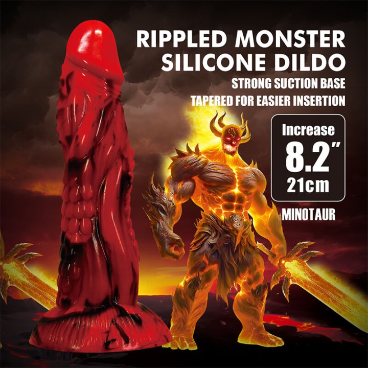 POWER MONSTERS Dildo de fantaisie avec ventouse