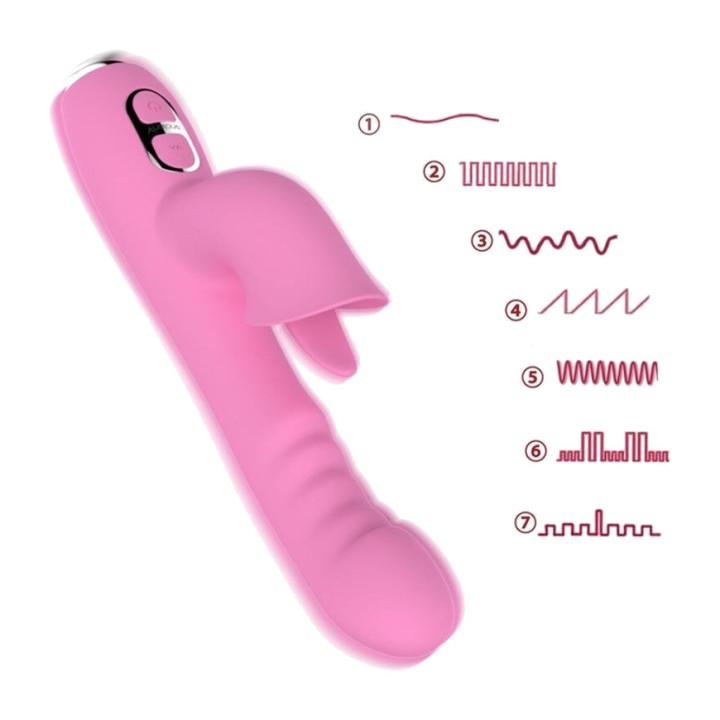 NALONE Rabbit-Vibrator mit Stoßfunktion und