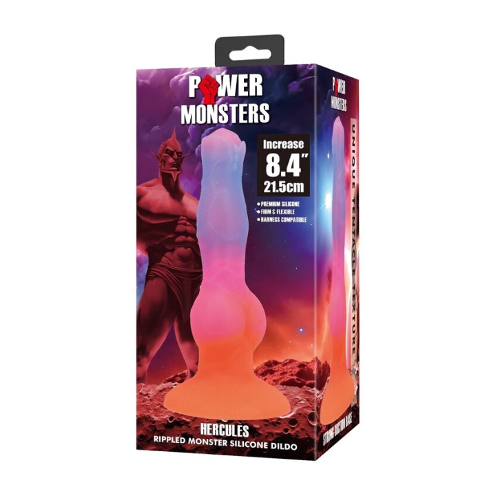 POWER MONSTERS Siliconedildo fantasy HERCULES 21,5CM Ø5CM