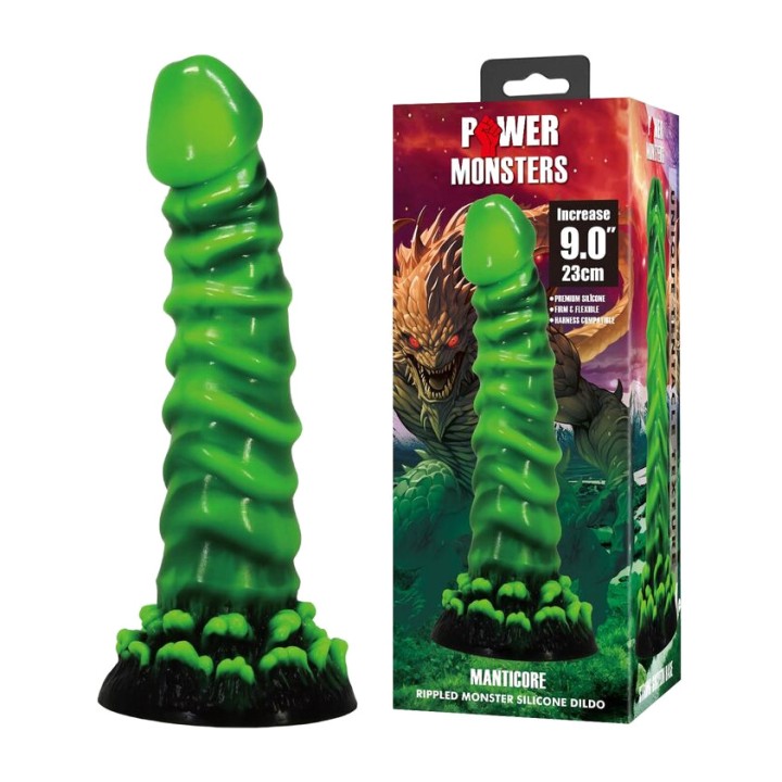 POWER MONSTERS Siliconedildo fantasy MANTICORE-23CM Ø5CM