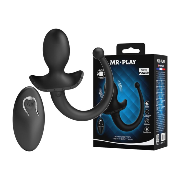 MR PLAY Wibrator analny i krocza ze zdalnym sterowaniem