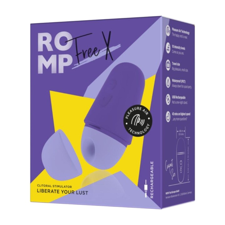 ROMP Clitoral stimulator, rechargeable with 10 settings