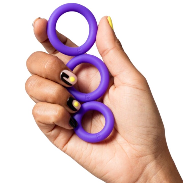 ROMP Set de 3 anillos silicona para pene REMIX TRIO