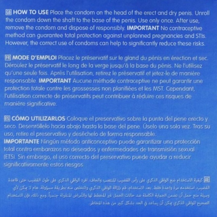 SKINS Préserver sans latex 4 UDS D-245913