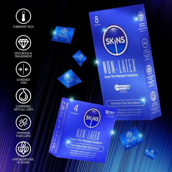SKINS Latexfrie præservative 4 UDS D-245913