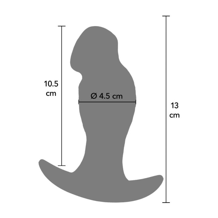 HIDDEN DESIRE Realistisk analplug INFERNO-13CM D-245548