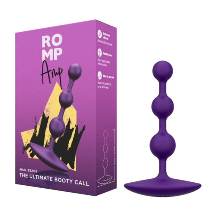 ROMP Bolas anais flexíveis de silicone AMP 12,5 CM D-245888