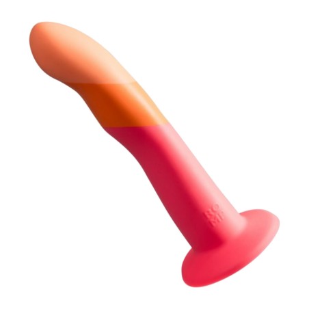 dildo en silicone avec ventouse dizi 18 cm