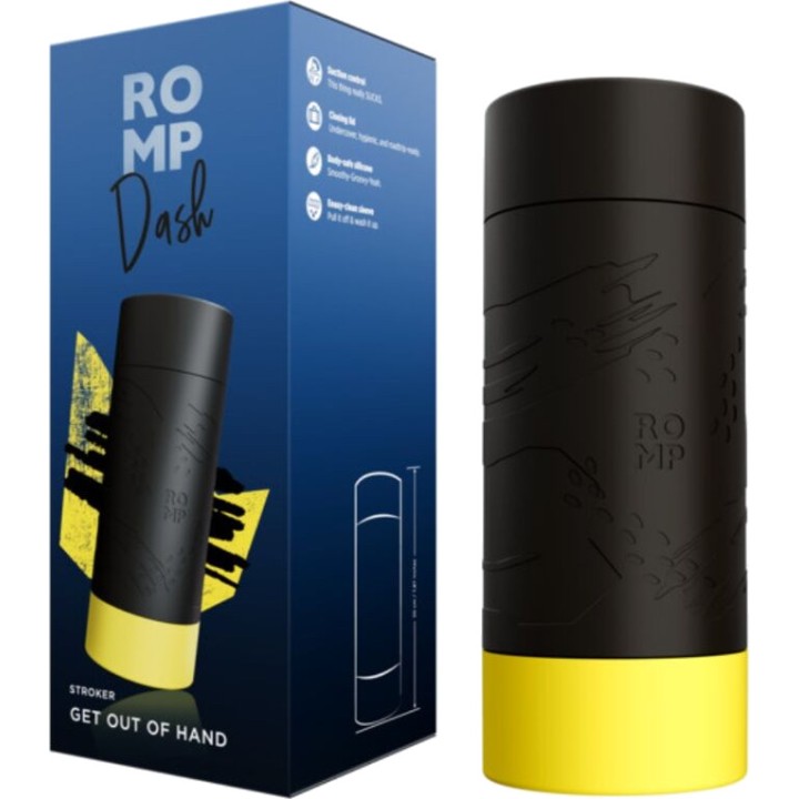 ROMP Masturbador masculí amb control de succió DASH 20 CM
