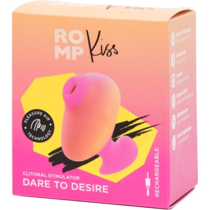 ROMP Cliterossuctioner en laadbare vingerstoeter KISS