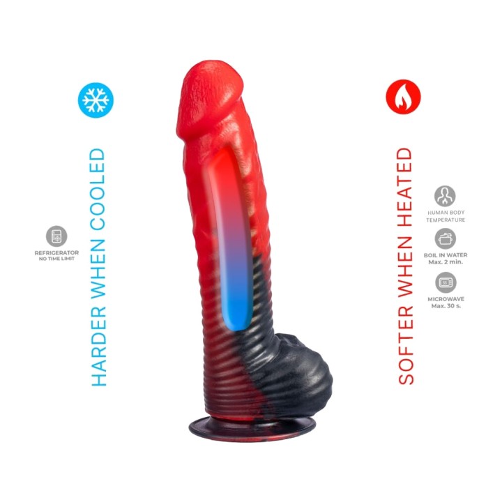 SILEXD Dildo termoreattivo in silicone liquido FANTASY DEVIL