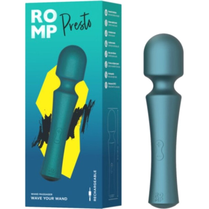 ROMP Mini vibrating wand with flexible head PRESTO-55093