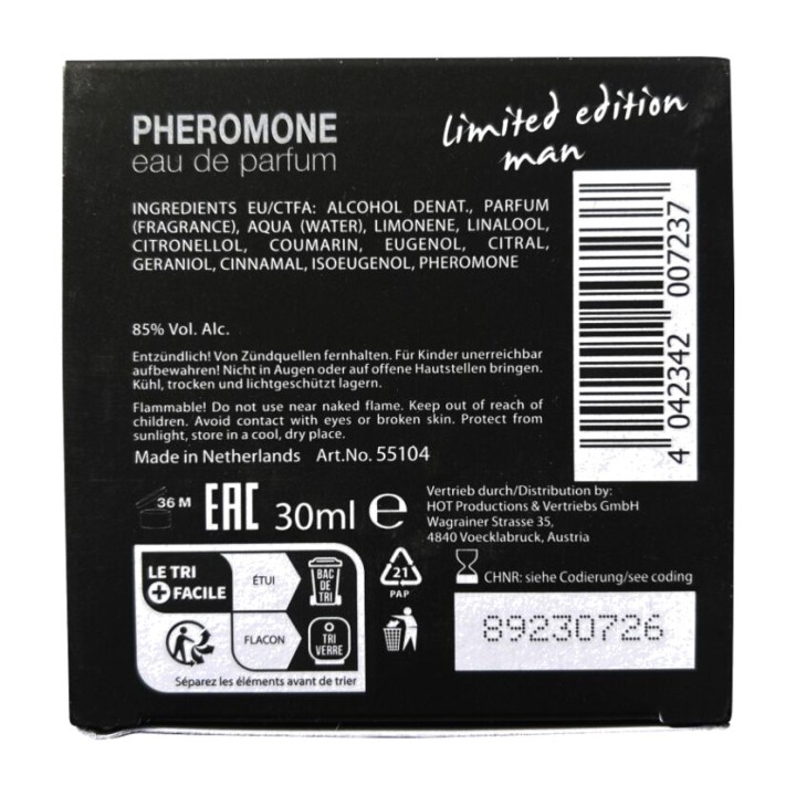 HOT Limited edition pheromone perfume for men DUBAI 30 ML