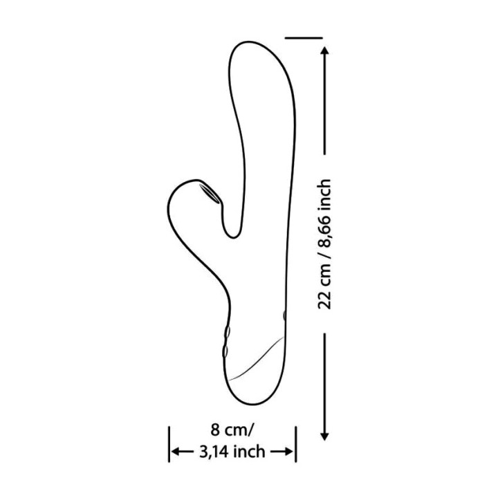 ROMP G-Spot dual vibrator rabbit PULSE D-245866