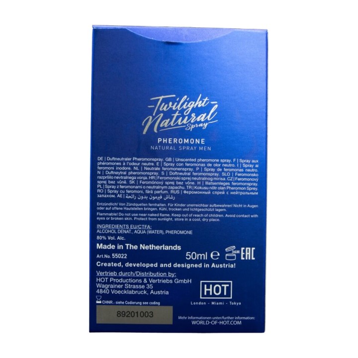 HOT Spray de feromones naturals per a home TWILIGHT 50 ML