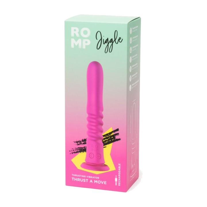 ROMP Schwingendes Vibrationsgerät mit Saugnapf JIGGLE-55084