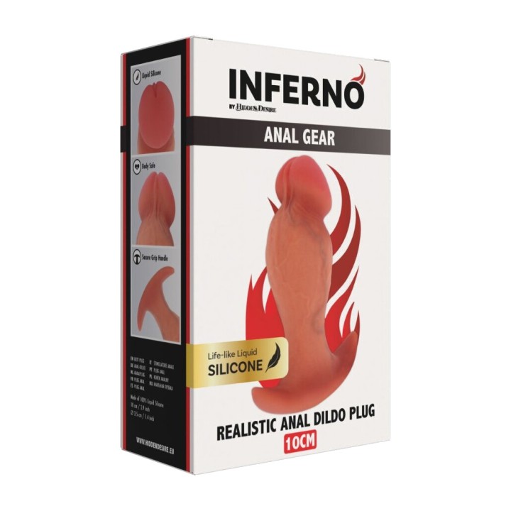 HIDDEN DESIRE Plug anal realístic INFERNO-10CM D-245547