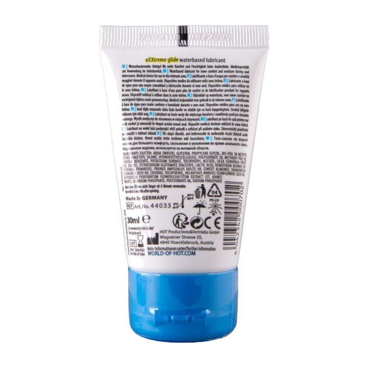 HOT Wasserbasis-Lubrikant mit Ölabrieb EXXTREME-GLIDE A+ 30