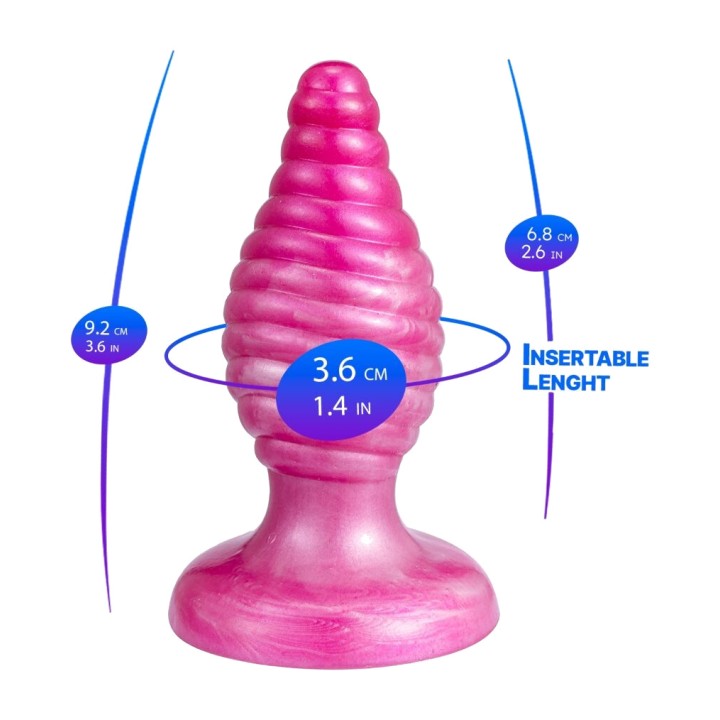 SILEXD Plug anal termorreactiu de silicona líquida FANTASY