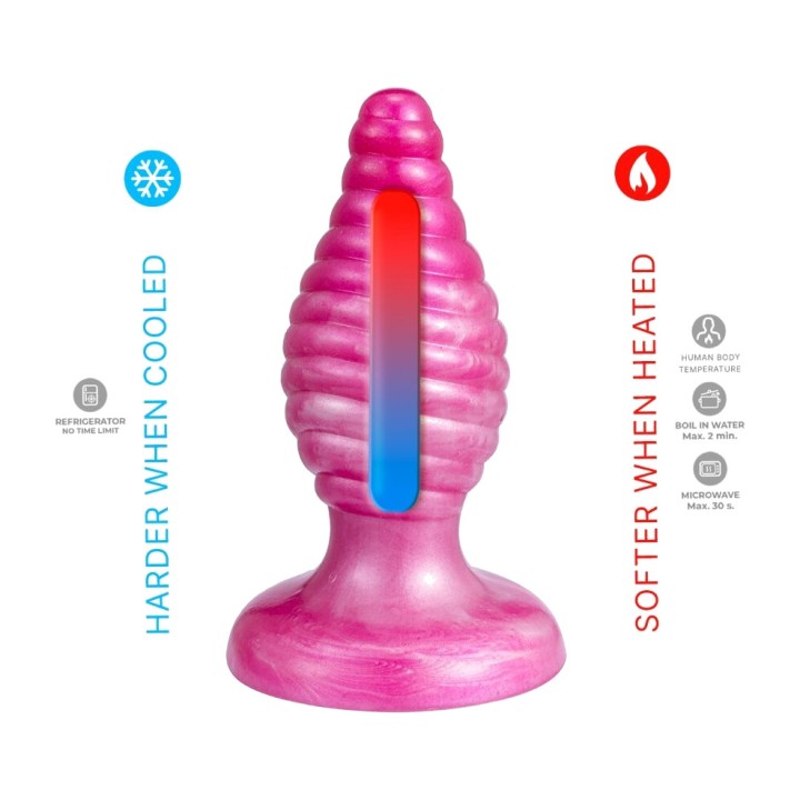 SILEXD Plug anal termorreactiu de silicona líquida FANTASY