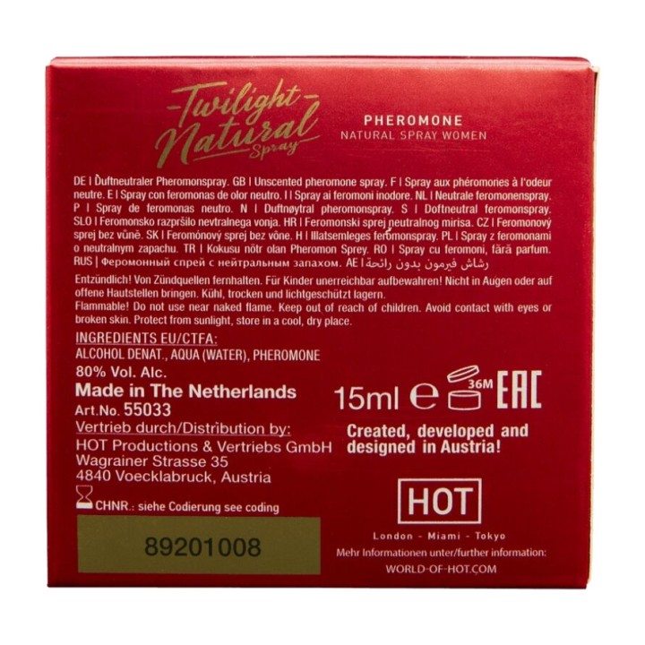 HOT Naturalne feromony dla kobiety TWILIGHT 15 ML D-245328